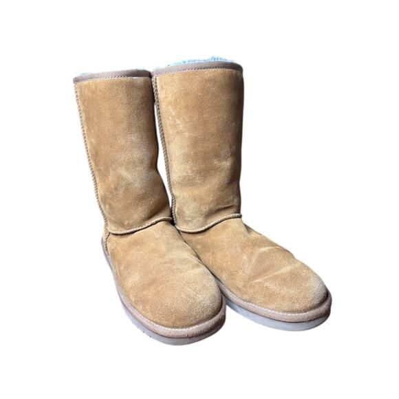 Koolaburra By UGG Classic Brown Suede Boots Women's 9 Winter Sherpa Lined - Picture 2 of 10